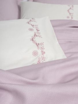 Cotton Box Serenity Bambu Çift Kişilik Pike Takımı Vaila Lila