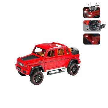 HCL-902 Çek Bırak 1:22 Sesli ve Işıklı Metal Jeep