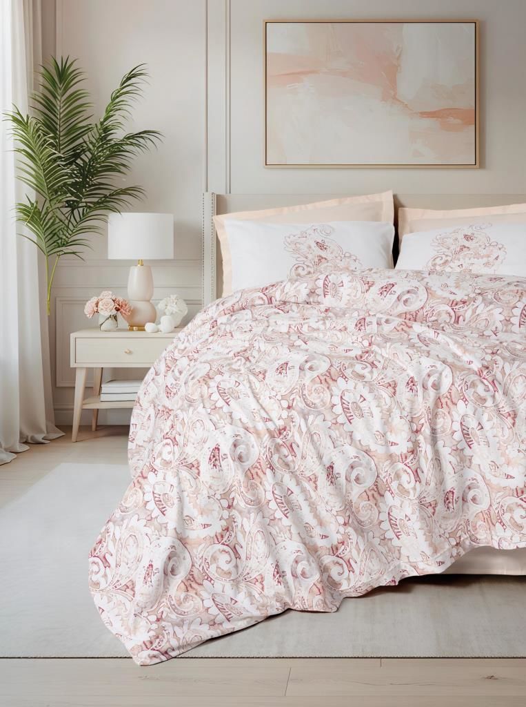 Cotton Box Tek Kişilik Bohem Nevresim Takımı Serava Somon