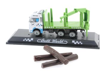Die Cast Mini Yeşil Kütük Kamyonu