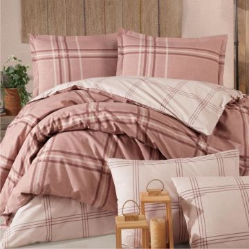 Clasy Ranforce Nevresim Takımı Çift Kişilik Capella V2 Kahve