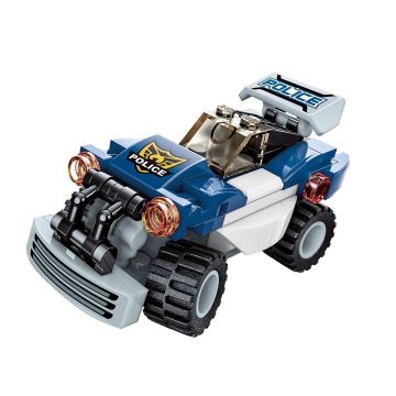 KP-41104 Keepley Polis Araçları Blok Seti -Vagon life