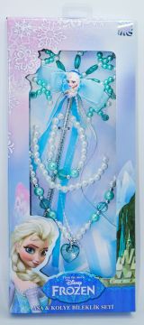 Disney Frozen Elsa Asa-Kolye-Bileklik Seti