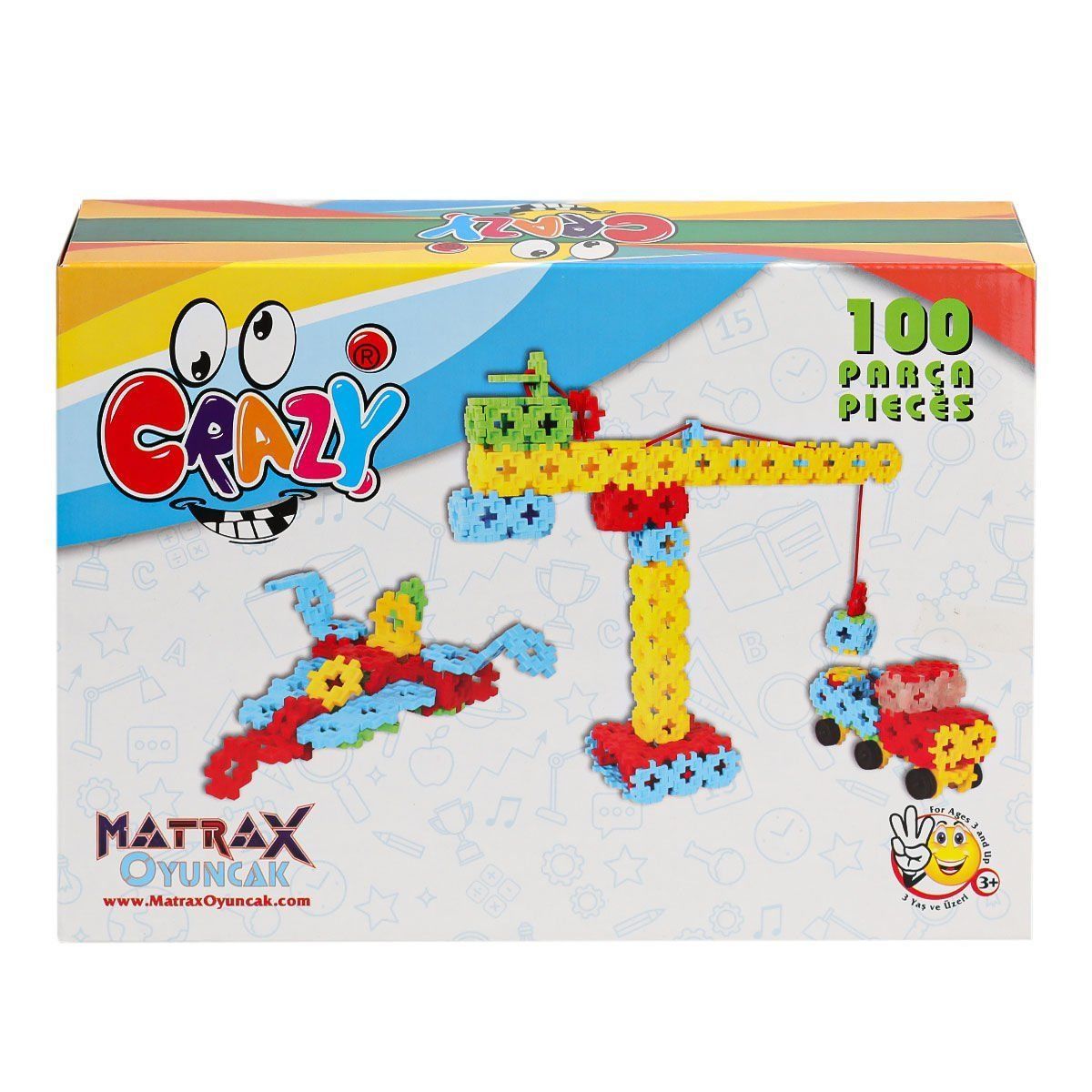 1713 Crazy 100 Parça Blok Seti