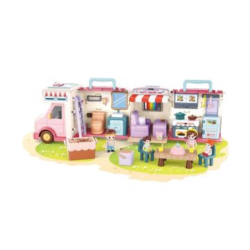 G0021 Sesli Aksesuarlı Açılıp-Katlanabilir Kutulu Karavan