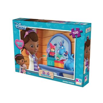 DOC714 KS Doc McStuffins / 100 Parça Puzzle