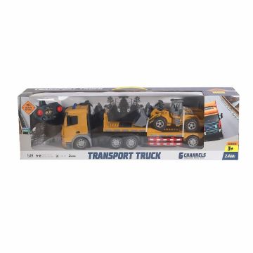 HT079 Kumandalı Şarjlı  Işıklı Transporter Tır 1:24