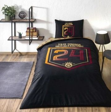 Taç Galatasaray 24 .Şampiyonluk Tek Kişilik Lisanslı Nevresim Takımı