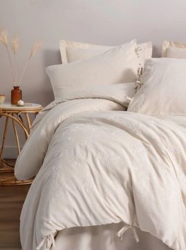 Cotton Box Cotton Keten Çift Kişilik Nevresim Takımı Esmira