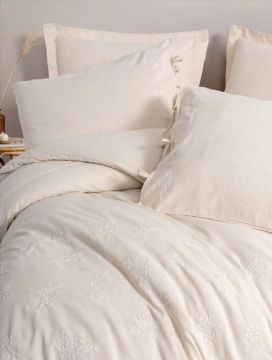 Cotton Box Cotton Keten Çift Kişilik Nevresim Takımı Esmira