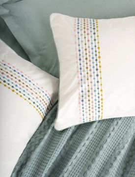 Cotton Box Aura Çift Kişilik Pike Takımı Pebble Mint