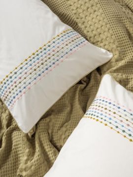 Cotton Box Aura Çift Kişilik Pike Takımı Pebble Hardal