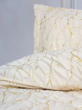 Cotton Box Smart Çift Kişilik Yatak Örtüsü Destello Krem