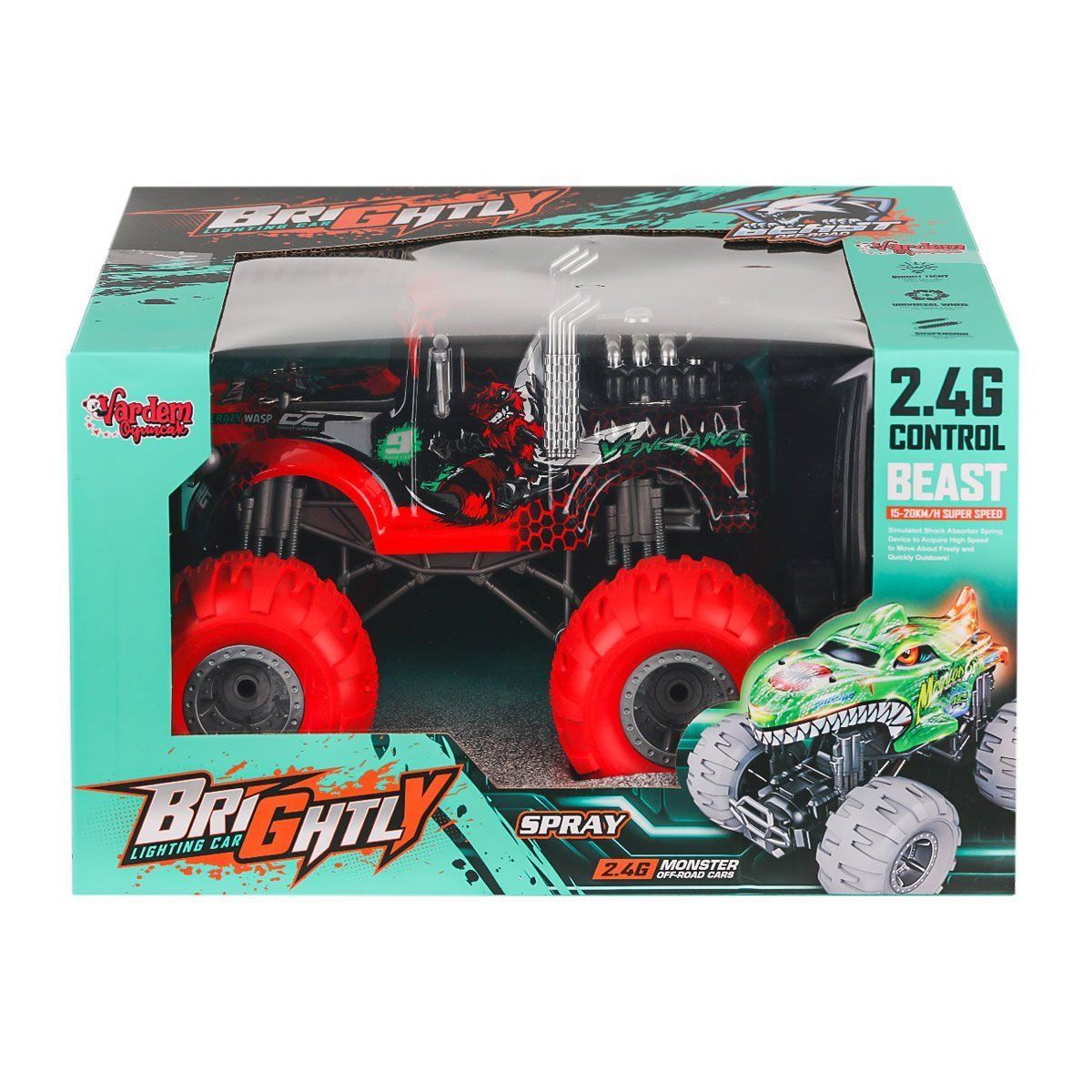 RQ3049 Kumandalı Şarjlı Işıklı Buharlı Off Road Kamyon