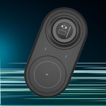 2si 1arada Kablosuz Saat,Kulaklık ve Telefon Hızlı Şarj Etme Aparatı