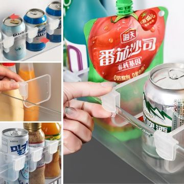 10\'luŞeffaf Buzdolabı Yan Kapı Düzenleyici Buzdolabı Dolap İçi Bölümleyici Aparatlar