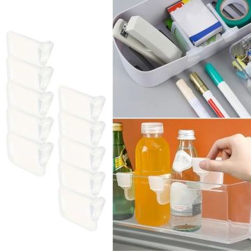10\'luŞeffaf Buzdolabı Yan Kapı Düzenleyici Buzdolabı Dolap İçi Bölümleyici Aparatlar