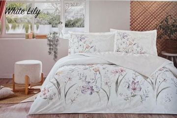 Özdilek Çift Kişilik Ranforce Nevresim Takımı White Lily