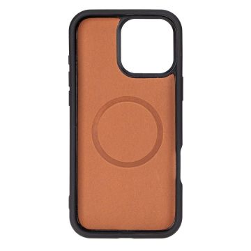 Apple iPhone 16 Pro uyumlu, Hakiki Deri, El Yapımı, Cüzdanlı Kılıf, Limon Sarı