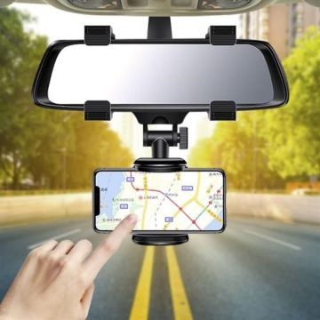 Ürün Gezegeni® Araç İçi Dikiz Aynaya Takılan Telefon Tutucu Otomobil İçi Telefon Tutma Aparatı