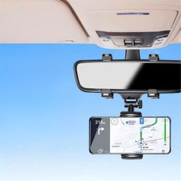 Ürün Gezegeni® Araç İçi Dikiz Aynaya Takılan Telefon Tutucu Otomobil İçi Telefon Tutma Aparatı