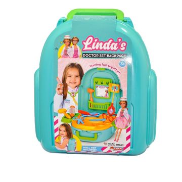 03843 Linda'nın Doktor Set Sırt Çantası