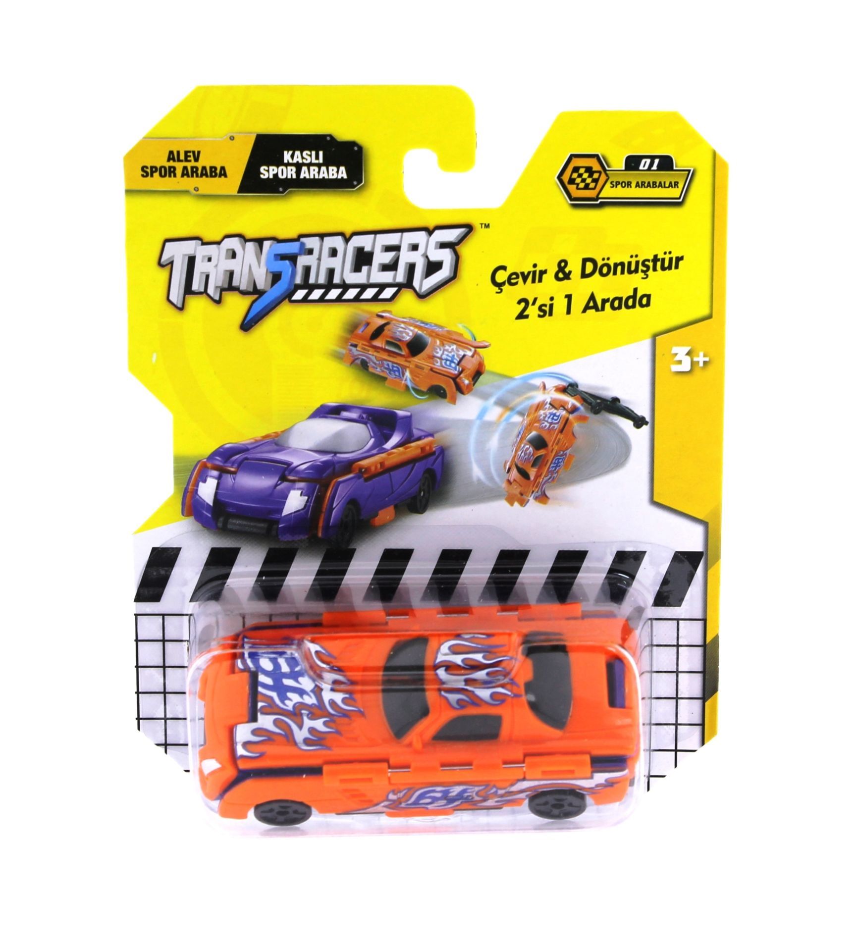 Transracers Dönüşen Araçlar Spor Arabalar Alev / Kaslı