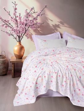 Cotton Box Estiva Çift Kişilik Pike Takımı Winsome Lila