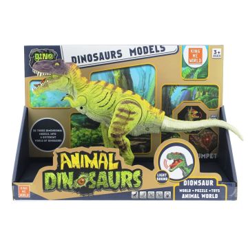Sesli ve Işıklı Dinozor T-Rex 34 cm