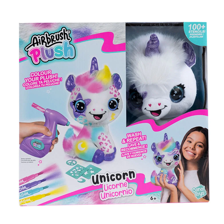 Airbrush Plush Boyanıp Yıkanabilen Peluş Unicorn