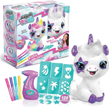 Airbrush Plush Boyanıp Yıkanabilen Peluş Unicorn