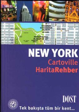 Cartoville Harita Rehber New York (Ciltli)