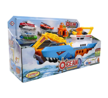 Express Wheels Okyanus Kaşifi 8 Parça Keşif Gemisi