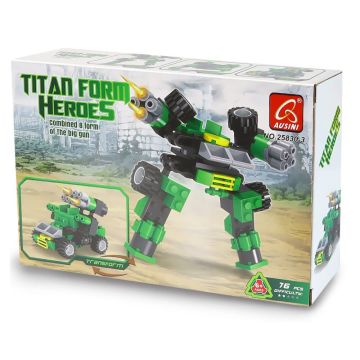 Ausini Titan Heroes Gunner-3 76 Parça