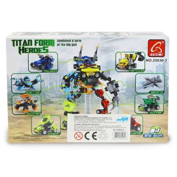 Ausini Titan Heroes Gunner-3 76 Parça