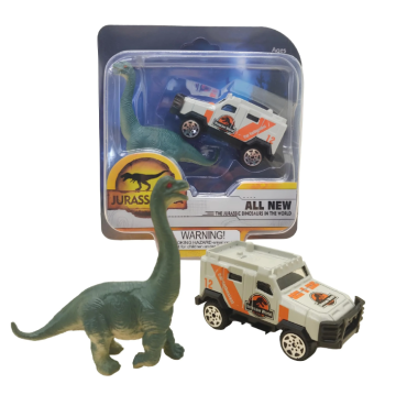 Die Cast Metal Jip ve Brontosaurus