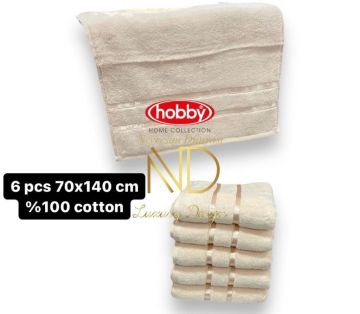 Hobby Dolce Somon 50x90 6'lı Havlu Seti
