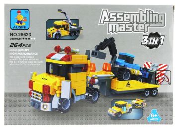 Ausini Assembling Master 3 in 1 264 Parça Çekici Kamyonlar