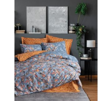 Cotton Box Tek Kişilik Modeline Nevresim Takımı Alekra Hardal