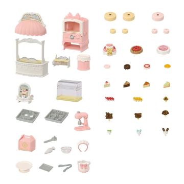 5807 Sylvanian Families Kasaba Pasta Dükkanı Oyun Seti +3 yaş