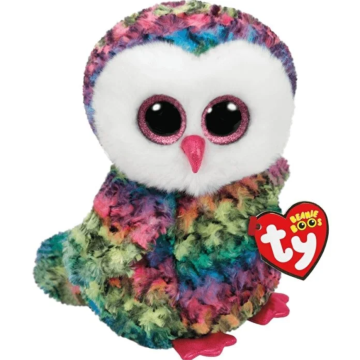 TY Beanie Boo´s Owen Renkli Baykuş Peluş 15 Cm