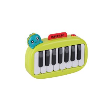 8898-1B Dinazor Işıklı Müzikal Baby Piano - 1 Adet Fiyatıdır