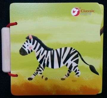 Classic World Ahşap Vahşi Hayvanlar Kitabım