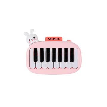 8896-1B 88 Tavşanlı Işıklı Müzikal Piano - 1 Adet Fiyatıdır
