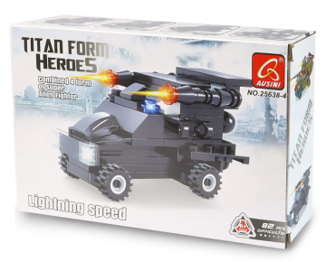 Ausini Titan Form Heroes-4 Lightning Speed 82 Parça