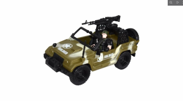 Combat Force Figür ve Askeri Jeep