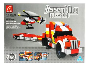 Ausini Assembling Master 3 in 1 312 Parça Araç Taşıyıcı Tır