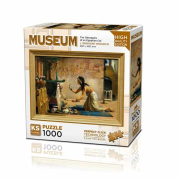20668 The Obsequies Of An Egyptian Cat 1000 Parça Puzzle