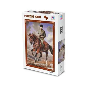 20726  Gazi Mustafa Kemal Sakarya Adlı Atıyla 1000 Parça Puzzle