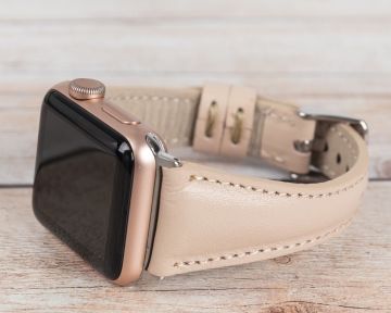 Apple Watch Uyumlu Deri Kordon 42-44-45mm Slim NU1